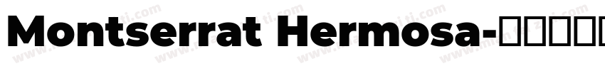 Montserrat Hermosa字体转换